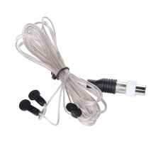 Dipoli-FM-antenni Sisäkäyttöön Yleiskäyttöinen FM-antenni Na-urosliittimellä 75 ohmin koaksiaalikaapeli Plug & Play -asennus