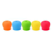 Tapas de silicona para vasos con boquilla para bebés pequeños (paquete de 5)