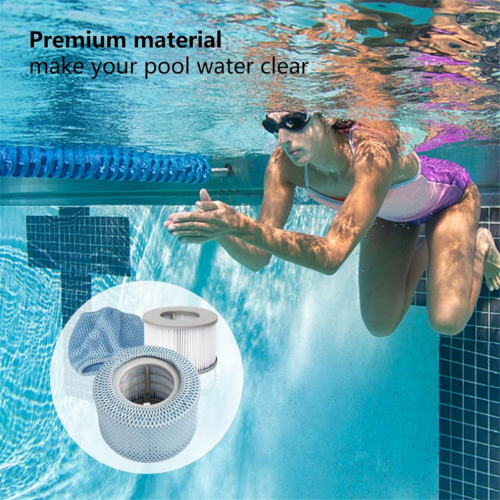 4 st skyddsnät för bubbelpoolfilter, poolbubbelspatillbehör 1