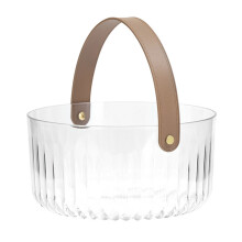 Elegante cubitera para bebidas, recipiente multiusos resistente y ligero de PET TPE, reutilizable, diseño práctico para picnics, fiestas y uso