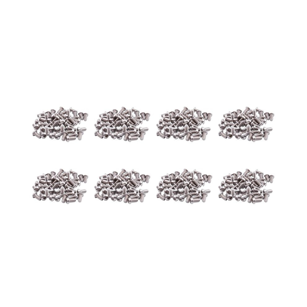 M6x12mm Stainless Steel Hex Socket Button Head Screws 400 Pcs 4711280406562