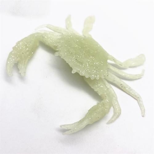 4 Stück 13 cm künstliche Angelkrabbenköder Grün 2
