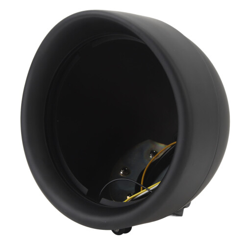 Capa de farol para motocicletas, suporte de farol de 5,75 polegadas compatível com lâmpadas halógenas H4 e LED, à prova d'água, com design