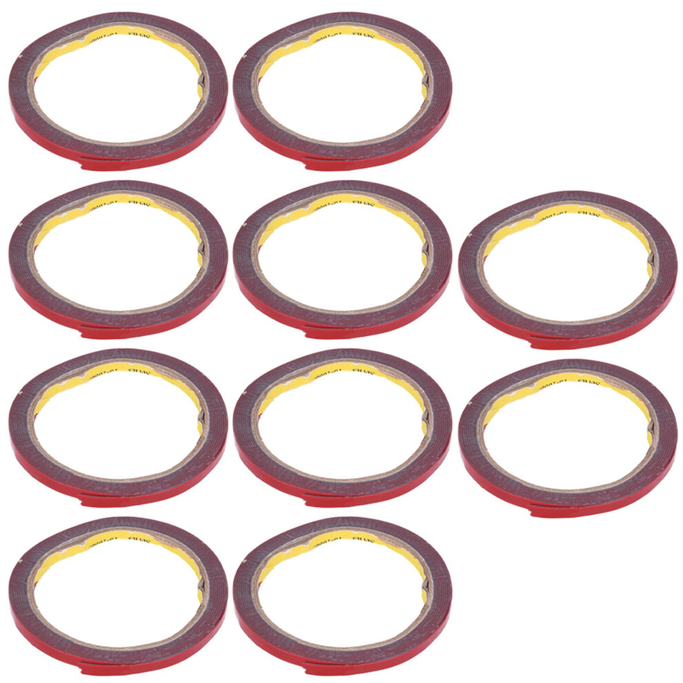 10X Strong Permanent Double Sided Super Sticky Foam Tape Roll For Vehicle Car, Red 6Mmx3m 6133381006225