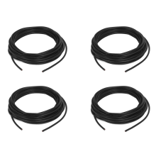 Cavo coassiale RG174 per antenna, connettore per router WiFi, lunghezza 5 m, colore nero.