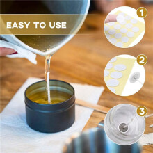 Diy Candle Material 480 Pieces Double-Sided Tape for Candle Wicks Candle Wick Fixing Sticker Diameter 20Mm Thick 1Mm
