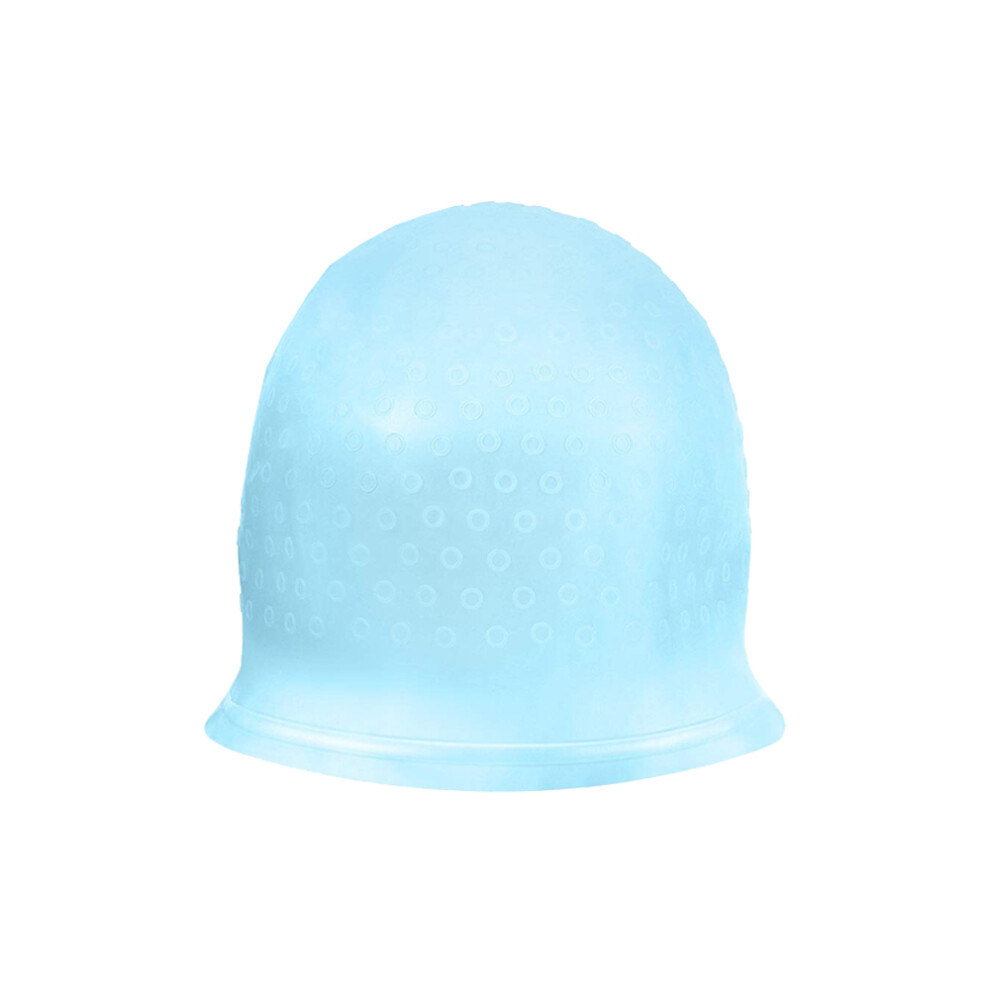 Silicone Hair Coloring Cap, Professional Salon Highlight Cap with Hooks for Hassle-Free Dyeing at Home or Salon, Easy to Clean and Reuse