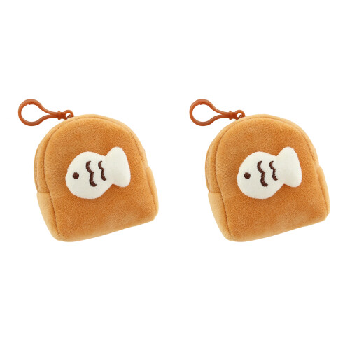 Portable Miniature Plush Organizer For Small-schoolbag fish
