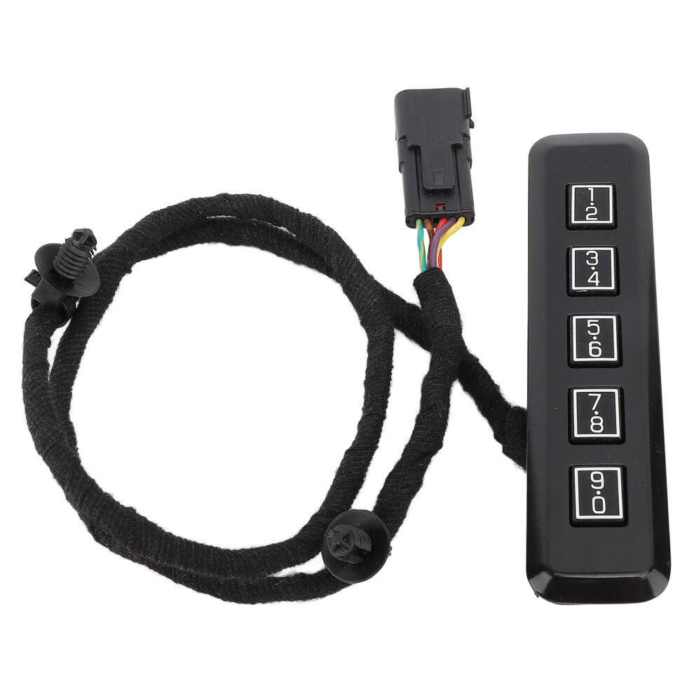 Driver Side Keyless Entry Keypad 4 Ford F-Series, Oe Design Driver Side Keyless Entry Keypad Replaces 601-046 Fl3z-14A626-Ad, Durable Plastic 9139052032637