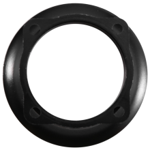Copertura ventola di raffreddamento con canale di raffreddamento per motore 540 550, 25x25 mm, nera.