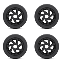 Roues de rechange pour valise à roulettes, poulie universelle