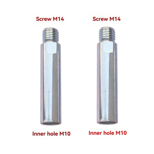 2 piezas de varilla de extensión para amoladora angular de 125 mm, M14 a M10 1