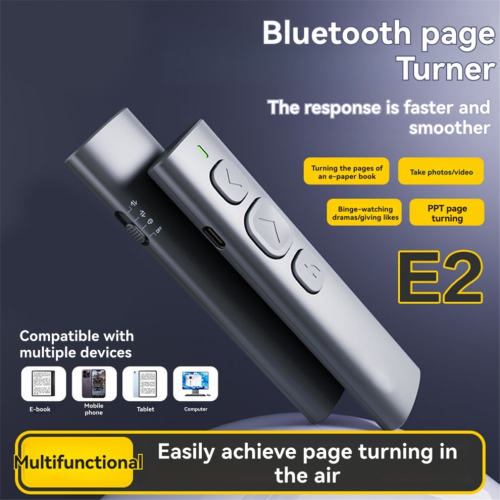 Τηλεχειριστήριο Bluetooth για αναστροφή σελίδων, μαύρο 1