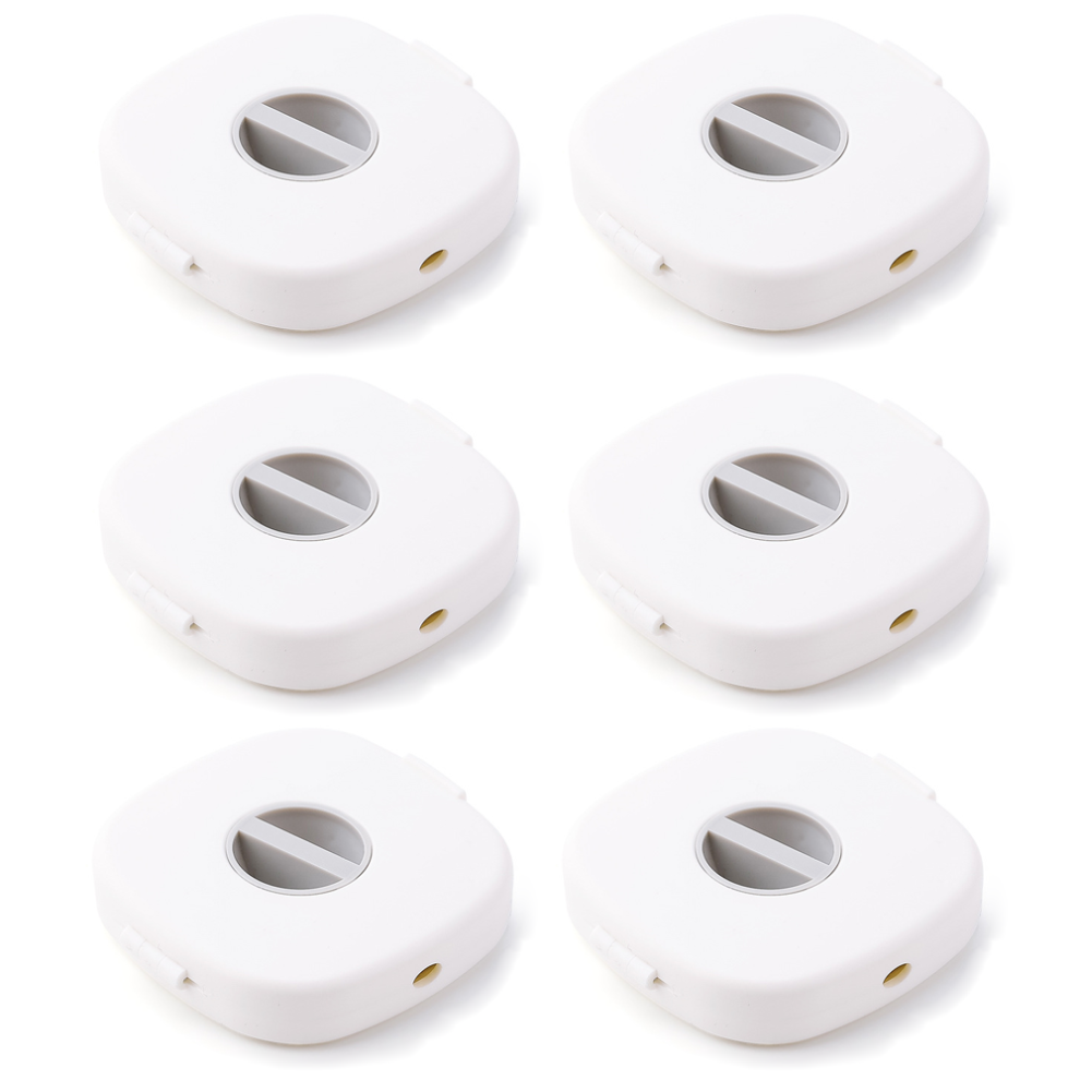 Retractable Cord Winders For Home Office, Compact And Portable Cable Organizer For Adjustable Length, 6Pcs Bright Color Retractable Wire Holders For T 9437117013455