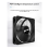12 cm chassisventilator met PWM-regeling, 1800 tpm, stil, wit 4