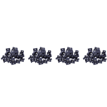 Tornillo De Montar Bases Atadura De Cables 23x16mm 30 Unidades Noir