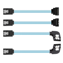 4 cavi dati SATA 3.0 ad angolo retto di 90 gradi