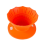 Häll över kaffedroppfilter silikon campingkaffefilter orange 1