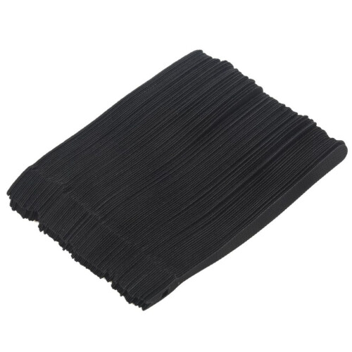 100 x câble d'attache en nylon noir réglable L 15cm 1