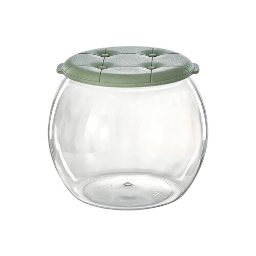 Bac de rangement transparent polyvalent et tabouret assis pour-3