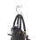 Haak de Sac a Main Pliable Forme de Chat (Blanc a Pois d'Argent) 4
