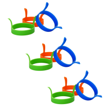 Anillo redondo de silicona para tortillas, antiadherente y antideslizante.