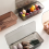 Flatware Tray, Utensil Storage with Lid Plastic Cutlery Tray, E 3