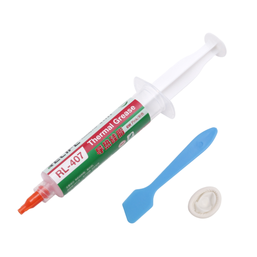 Pasta termica al silice RL-407 per raffreddamento CPU, colore rosa 1