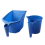 2 rulli porta vernice in plastica blu per edilizia 1