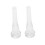 Embouchure de trompette ABS taille 3C, blanche 1