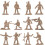 360Pcs/Set 1/72 DIY Simulation Plastic Soldiers Figurine Figures 2