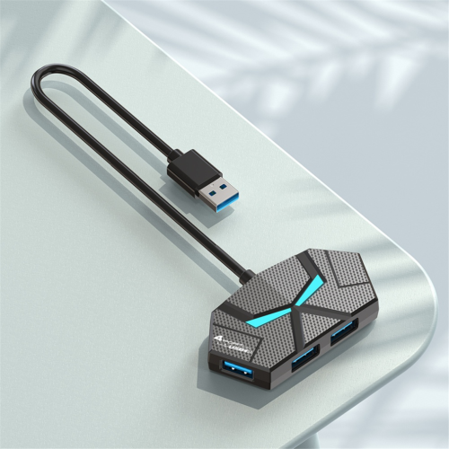 4-poorts USB 3.0 HUB USB-dockingstation USB-splitteradapter wit 1