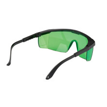 Color safety glasses, ergonomic designs, protective color lenses that shield the eyes from radiation for various wavelengths.