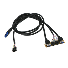 Câble audio haute définition USB 3.0 + USB 3.0 pour panneau avant de boîtier (60 cm)