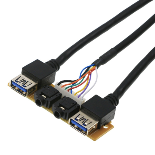 60cm Front for Case Panel Usb3.0+Usb3.0 High Definition Audio Cable 1