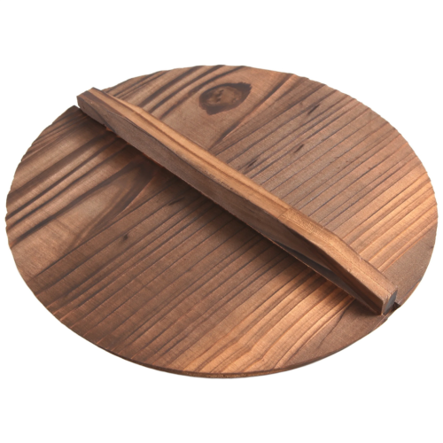 Tapa de olla de madera multifuncional para cocina, 26 cm 2
