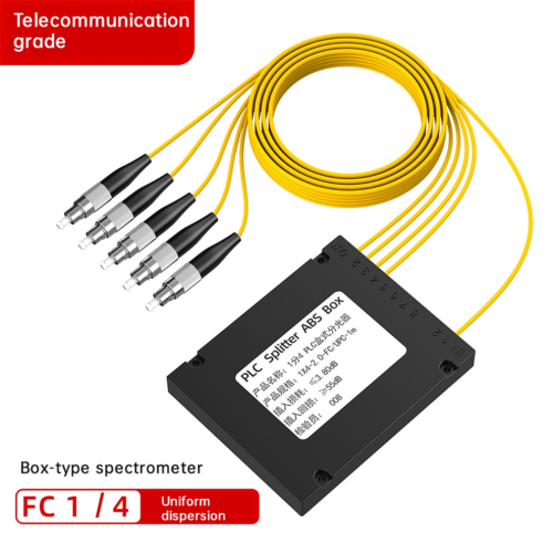 FC/UPC Glasfaser-Splitterbox, PLC-Splitter, ABS-Gehäuse 1/4 1