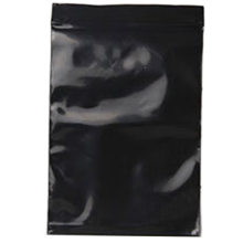 100 Stück/Packung, wiederverschließbare Beutel, 14-fach verschließbar, schwarz, 10 x 15 cm