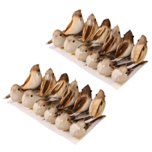 Mini-Simulationsvogel, künstliche Farbe, DIY-Bastelarbeiten B
