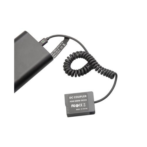 DMW-BLC12 Ψεύτικη μπαταρία DMW-DCC8 PD Σύνδεσμος USB-C για GX8 2