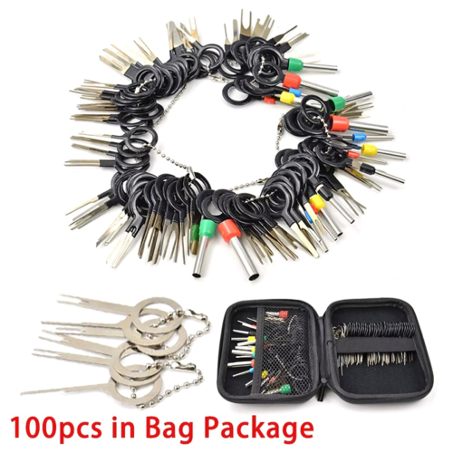 Kit de 100 extracteurs de broches et de fils pour l'automobile 2