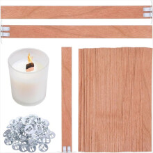 120 mechas de madera gruesa para velas Mechas de madera gruesa para velas
