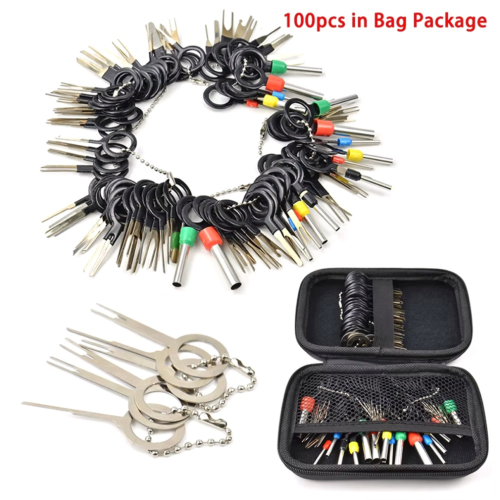 Kit de 100 extracteurs de broches et de fils pour l'automobile 1