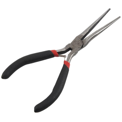 Pinze piatte a becco lungo e affusolate per bigiotteria, 15 cm 2