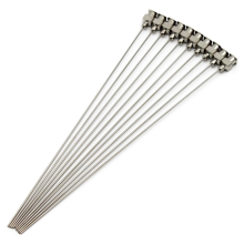 10 agujas dispensadoras de punta roma de 6 pulgadas, 20 g