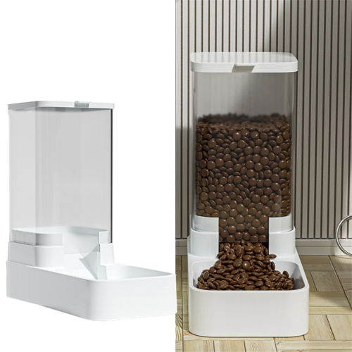 Distributore automatico di cibo per cani, distributore automatico di cibo per gatti e contenitore per 2