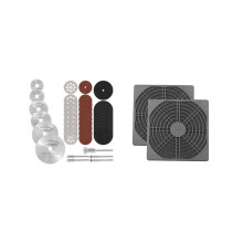 Kit d'outils rotatifs comprenant 41 disques de coupe pour résine, métal, bois et pierre.