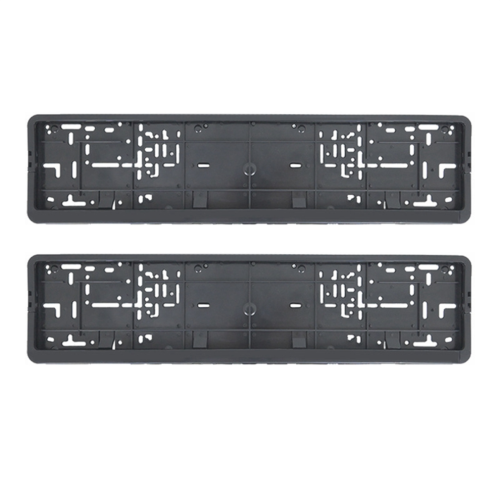 2pcs European License Plate Frame Auto Accessory Waterproof Holder