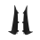 Achterbumper Canard Flaps Spoiler Cover voor Coupe 3