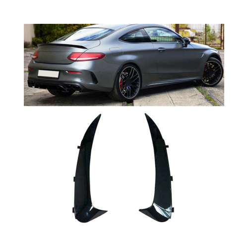 Achterbumper Canard Flaps Spoiler Cover voor Coupe 1